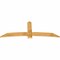 Ekena Millwork Bellingham Rough Sawn Timber Gable Bracket, Western Red Cedar, 84"W x 31"H x 2"D x 6"F, 9/12 Pitch GBW084X31X0206BEL00RWR - alternate 2